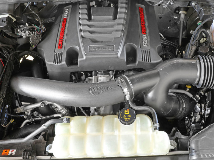 aFe Power 17-20 Ford Raptor 3.5L V6 Turbo Inlet Pipes - Bull Strap