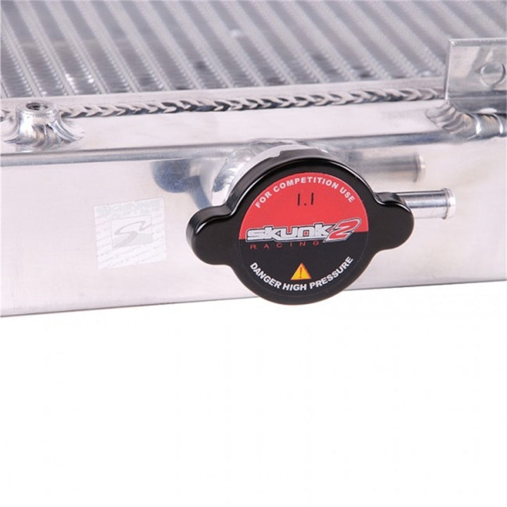 Skunk2 Alpha Series 88-91 Honda CRX/Civic Radiator (Full Size) (Dual Core) (Manual Trans.) - Bull Strap
