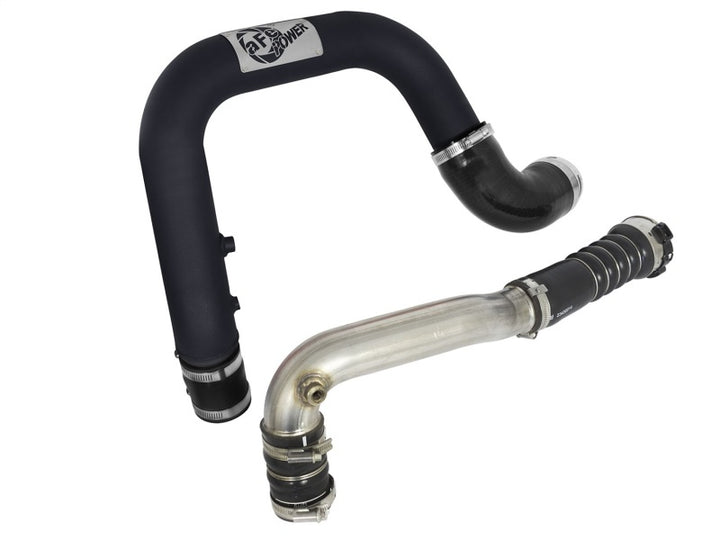 aFe BladeRunner Black Intercooler Tubes Combo 2016 GM Colorado/Canyon I4-2.8L (td) - Bull Strap