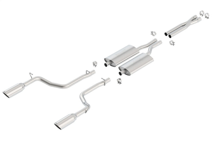 Borla 05-10+ Charger / Magnum / 300C R/T 5.7L Aggressive Catback Exhaust - Bull Strap