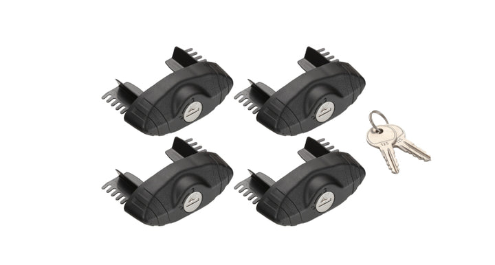 Rhino-Rack Vortex Locking End Caps - Set of 4 - Bull Strap