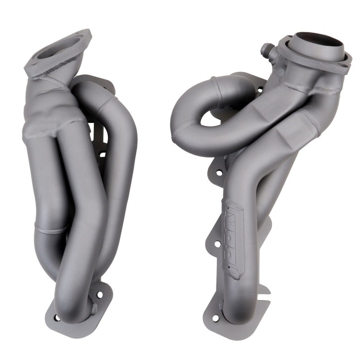 BBK 96-04 Mustang GT Shorty Tuned Length Exhaust Headers - 1-5/8 Titanium Ceramic - Bull Strap