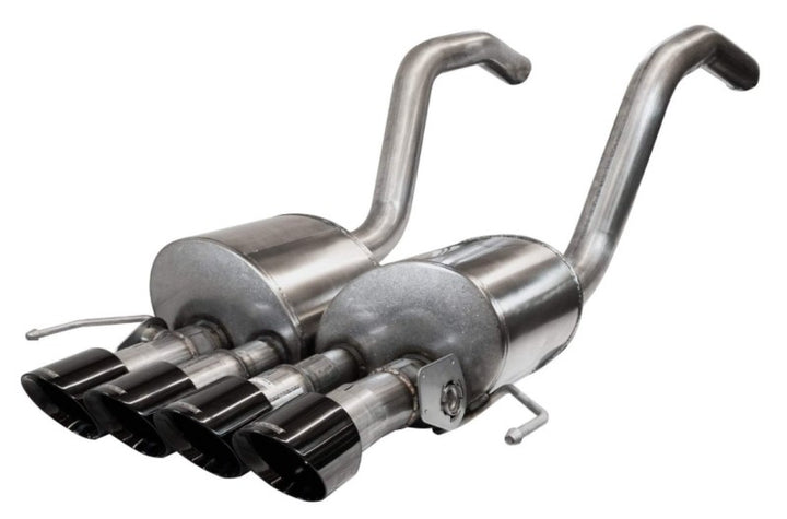 Corsa 2015-2019 Chevrolet Corvette C7 Z06 6.2L 2.75in Xtreme Axle-Back w/ Dual NPP & Quad Black Tips - Bull Strap