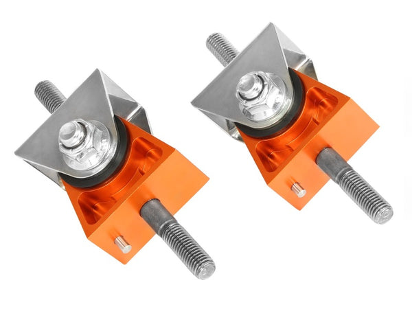 aFe Control PFADT Series Engine Mount Set; Chevrolet Corvette (C5/C6) 97-13 Orange - Bull Strap