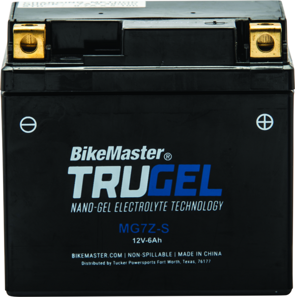 BikeMaster TruGel Battery - MG7Z-S - Bull Strap