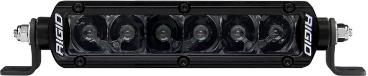 Rigid Industries 6in SR Series Spot - Midnight Edition - Bull Strap