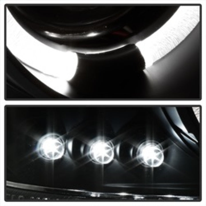 Spyder GMC Sierra 1500/2500 99-06 Projector Headlights LED Halo LED Blk Smke PRO-YD-CDE00-HL-BSM - Bull Strap