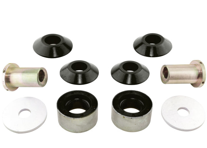 Whiteline 08+ Subaru WRX Hatch / 08-09 Subaru STi Front Lower control arm anti-dive caster kit - Bull Strap