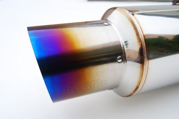 Invidia 09+ EVO 10 RACING Titanium Tip Cat-back Exhaust - Bull Strap