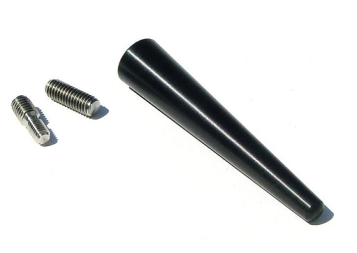 Torque Solution Black Billet Shorty Antenna: Audi / Volkswagen - Bull Strap