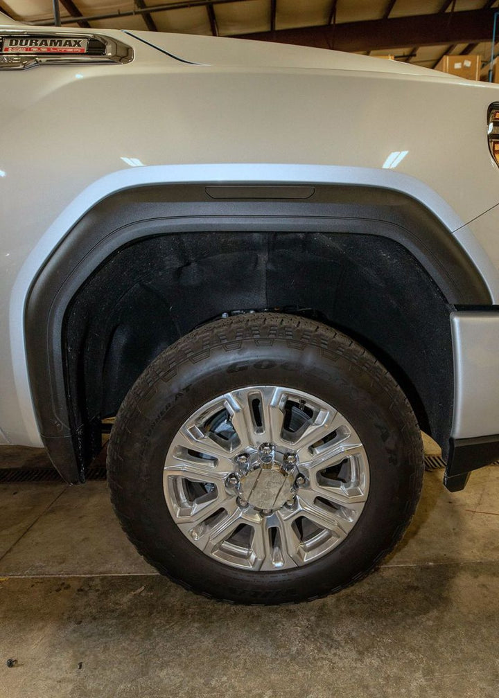 Wehrli 2020+ GMC 2500/3500HD Fender Flare Marker Light Delete Kit w/o Logo - Fine Texture Black - Bull Strap