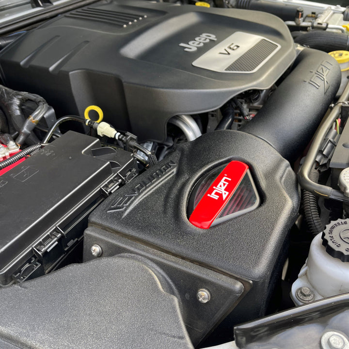 Injen 12-18 Jeep Wrangler JK V6-3.6L Evolution Intake- Oiled - Bull Strap