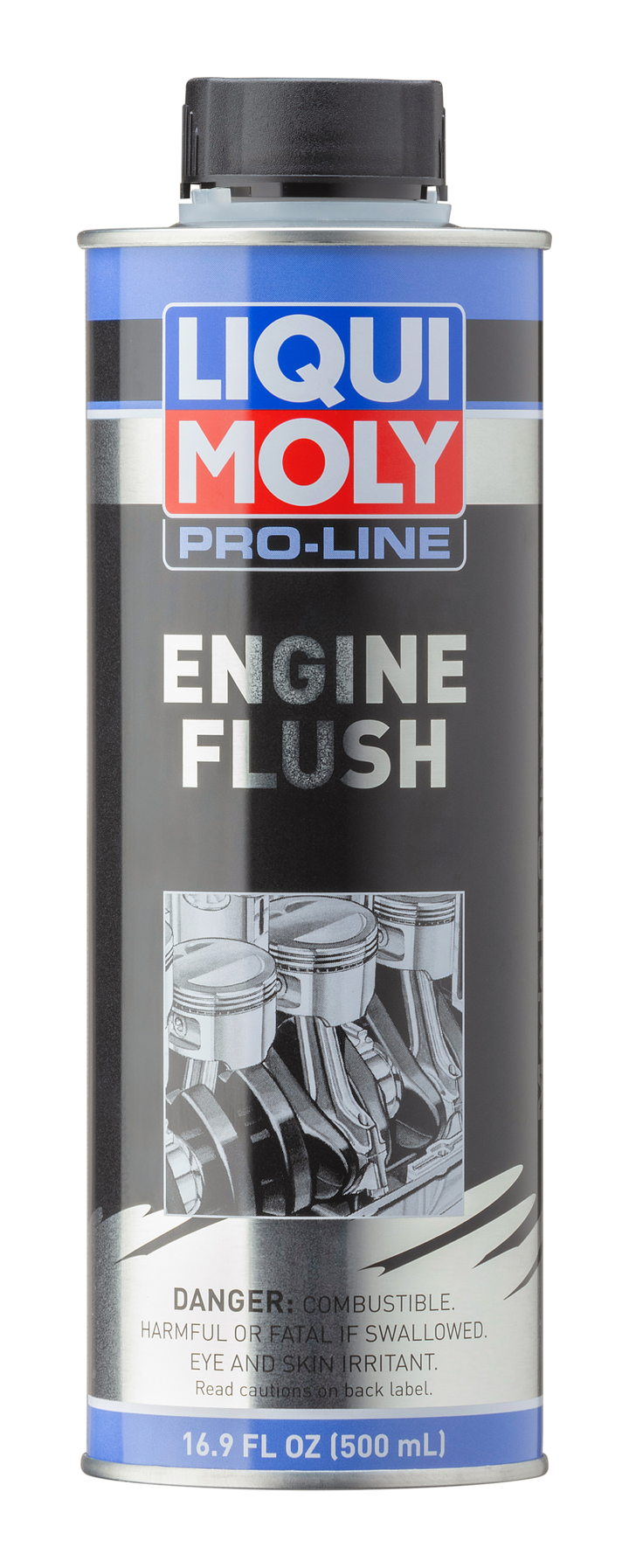 LIQUI MOLY 500mL Pro-Line Engine Flush - Bull Strap