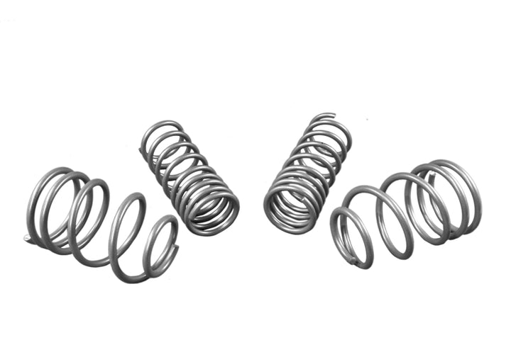 Whiteline 2016+ Ford Focus RS MK3 Front + Rear Performance Lowering Springs (Lowers 25mm) - Bull Strap