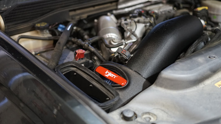 Injen 17-19 Chevy Silverado 2500/3500 Duramax L5P 6.6L Evolution Cold Air Intake (Oiled Filter) - Bull Strap