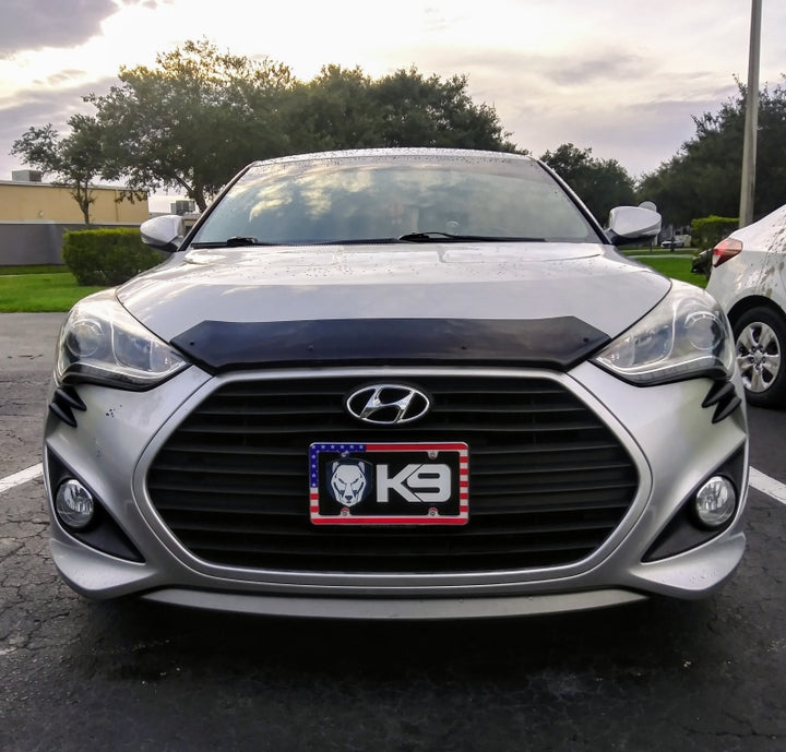 EGR 12+ Hyundai Veloster Superguard Hood Shield (308271) - Bull Strap