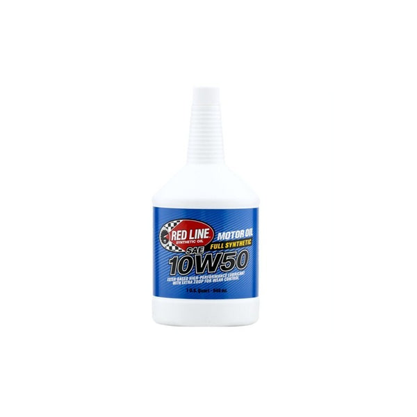 Red Line 10W50 Motor Oil - Quart - Bull Strap