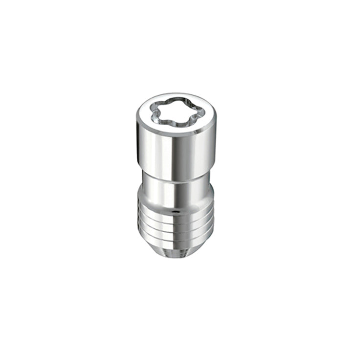McGard Wheel Lock Nut Set - 4pk. (Cone Seat) M14X1.5 / 21mm & 22mm Dual Hex / 1.965in. L - Chrome - Bull Strap