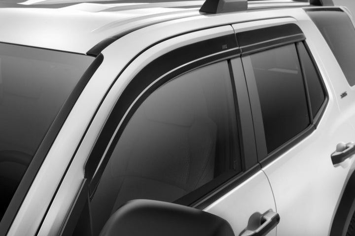 Husky Liners 2025 Toyota 4Runner Ventvisor Low Profile (4pc) - Smoke - Bull Strap