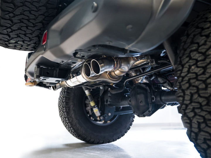 AWE 21+ Wrangler 392 Switchpath Cat-Back Exhaust- Quad BashGuards - Bull Strap