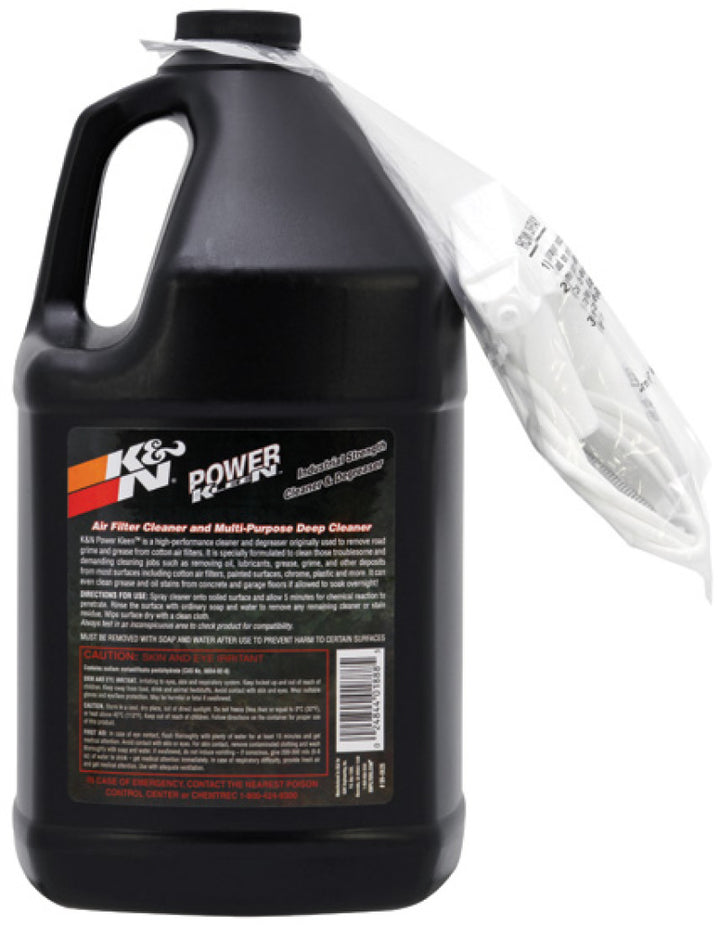 K&N Power Kleen Air Filter Cleaner (1 gallon) - Bull Strap