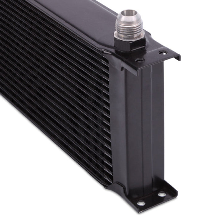 Mishimoto Universal 19 Row Oil Cooler - Black - Bull Strap