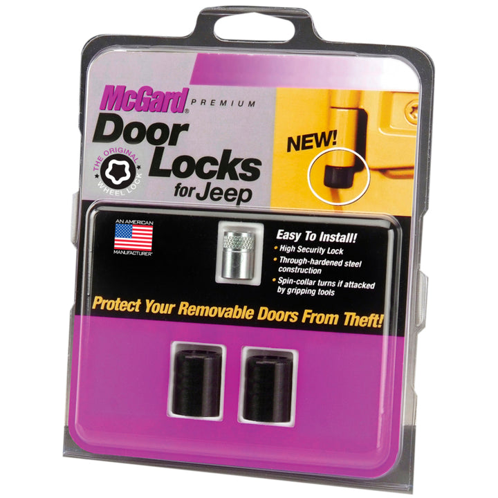 McGard 97-06 Jeep Wrangler TJ / Unlimited LJ 2-Door Lock Set - (2 Locks) - Bull Strap