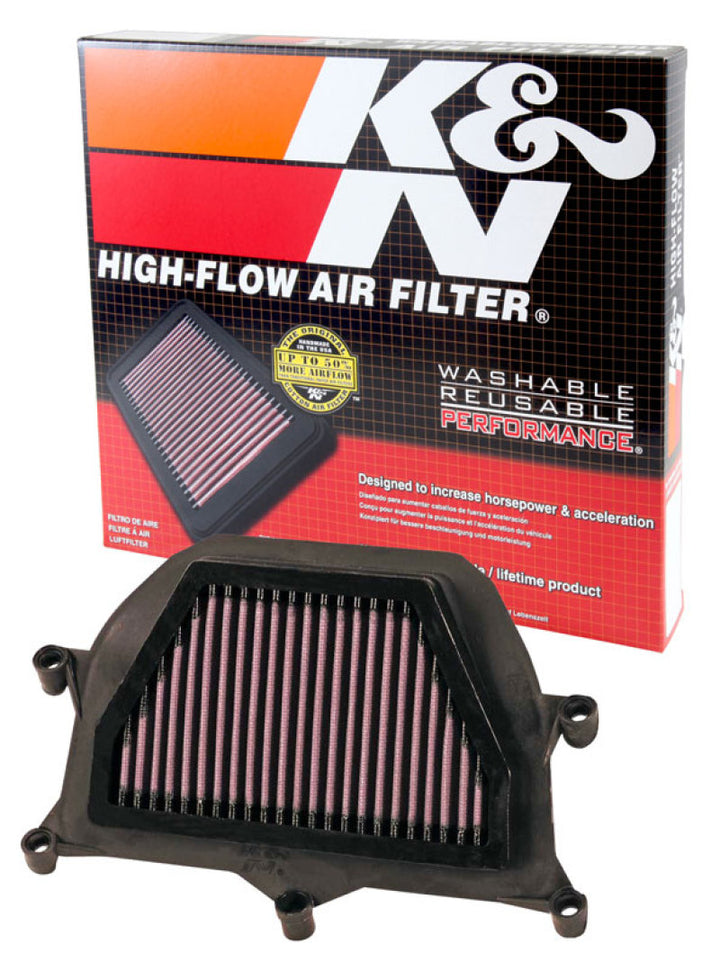 K&N 06-07 Yamaha YZF R6 599 Replacement Air Filter - Bull Strap