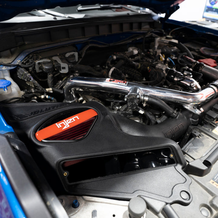 Injen 21-24 Ford Bronco V6-2.7L Twin Turbo Evolution Intake - Bull Strap