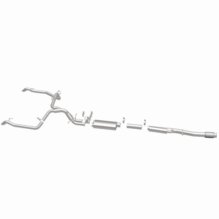 MagnaFlow 24-25 Chevrolet/GMC Silverado/Sierra 1500 ZR2/AT4X Overland Series Cat-Back Exhaust System - Bull Strap