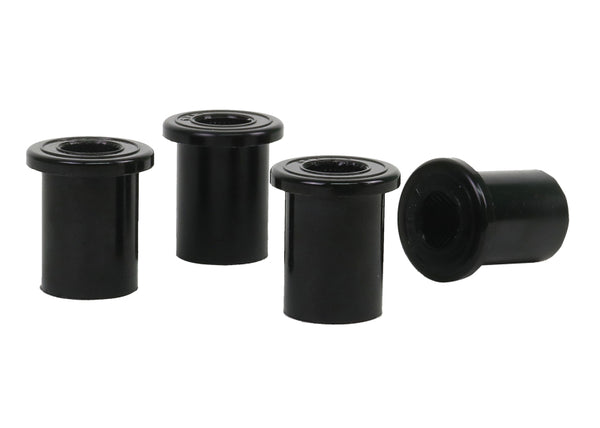 Whiteline Plus 12/05+ Nissan Frontier/XTerra Rear Spring Shackle Bushing - Bull Strap