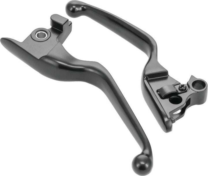 Bikers Choice 18-Up Black Chrome Replacement Lever Kit - Bull Strap
