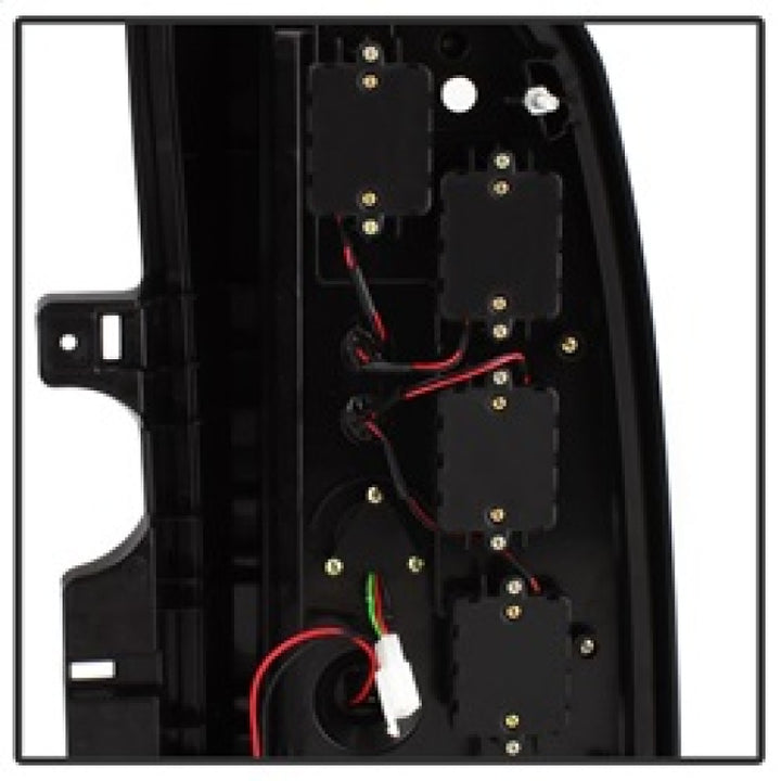 Spyder Chevy Tahoe / Suburban 15-17 LED Tail Lights - Black Smoke (ALT-YD-CTA15-LED-BSM) - Bull Strap