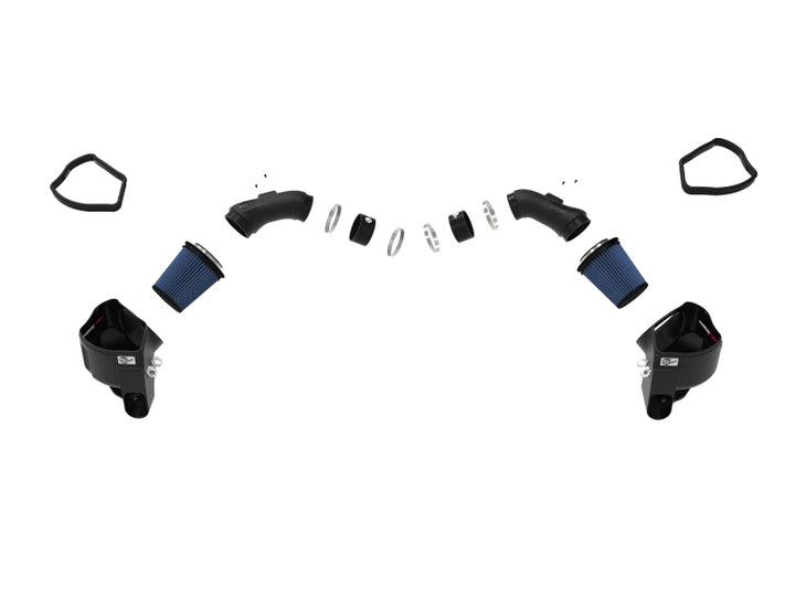 aFe POWER Magnum FORCE Stage-2 Pro 5R Cold Air Intake System 12-19 BMW M5 (F10) / M6 (F12/13) - Bull Strap