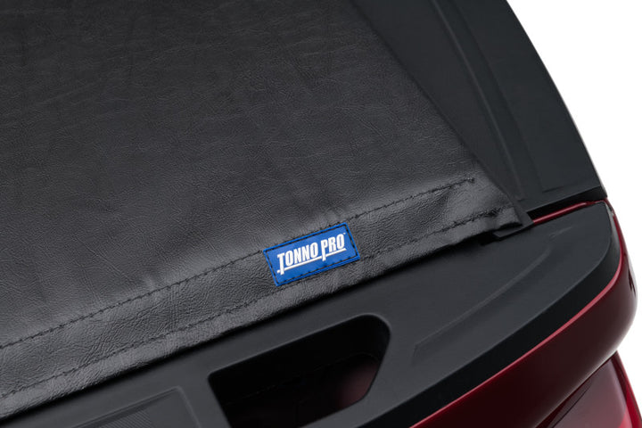 Tonno Pro 07-13 Chevy Silverado 1500 5.8ft Fleetside Lo-Roll Tonneau Cover - Bull Strap