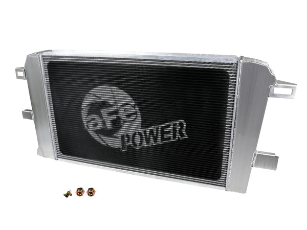 aFe BladeRunner Street Series Tube & Fin Aluminum Radiator 01-05 GM Diesel Trucks 6.6L V8 - Bull Strap