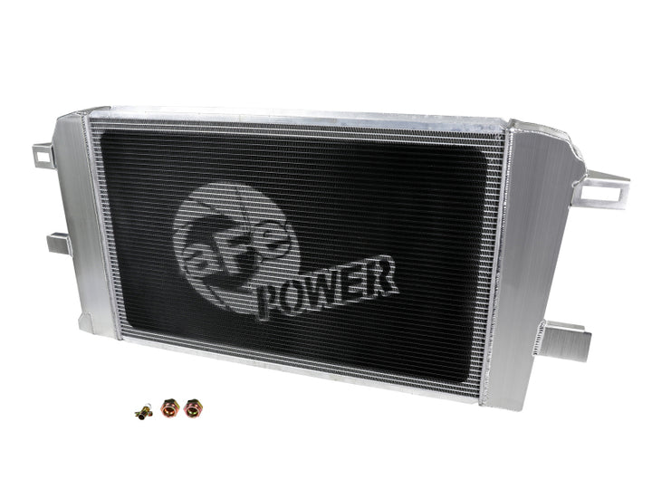 aFe BladeRunner Street Series Tube & Fin Aluminum Radiator 01-05 GM Diesel Trucks 6.6L V8 - Bull Strap