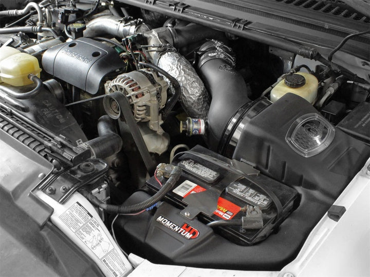 aFe Momentum HD PRO Dry S Stage-2 Si Intake 99-03 Ford Diesel Trucks V8-7.3L (td)(See afe51-73002-E) - Bull Strap