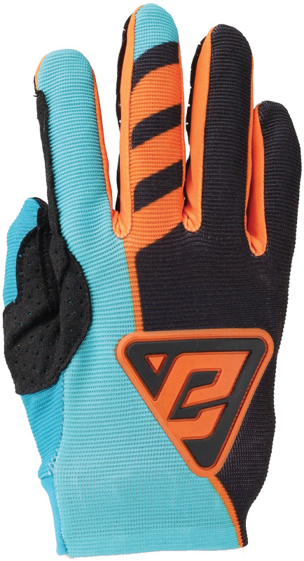 Answer 25 Aerlite Nitro Gloves Black/Astana/Hyper Orange - Medium - Bull Strap