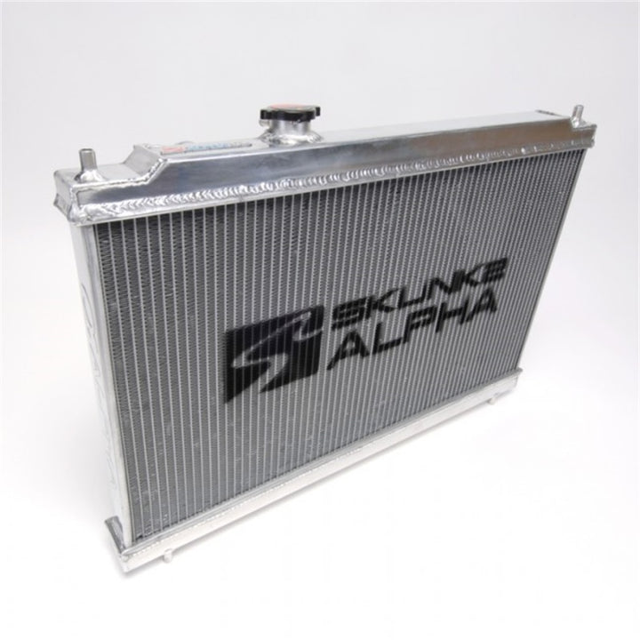 Skunk2 Alpha Series 94-01 Acura Integra Radiator (Full Size) (Dual Core) (Manual Trans.) - Bull Strap