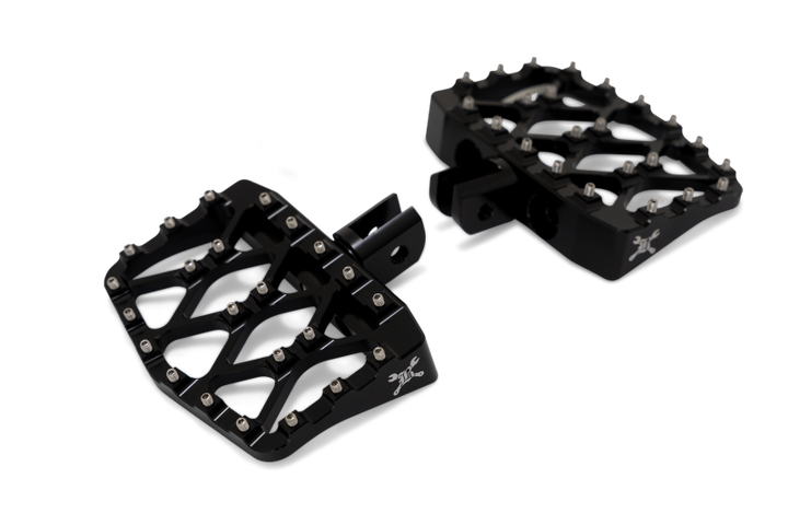 Burly Brand 18-24 M8 Softail Mx-Evolution Mini Floorboards - Bull Strap