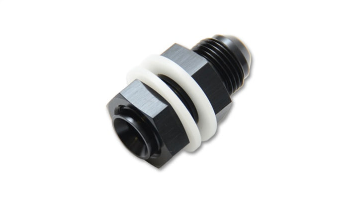 Vibrant -12AN Fuel Cell Bulkhead Adapter Fitting (w/ 2 PTFE Crush Washers & Nut) - Bull Strap
