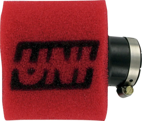 Uni FIlter Dual Angled I.D 1in - O.D 3 1/2in - LG. 3in Pod Filter - Bull Strap