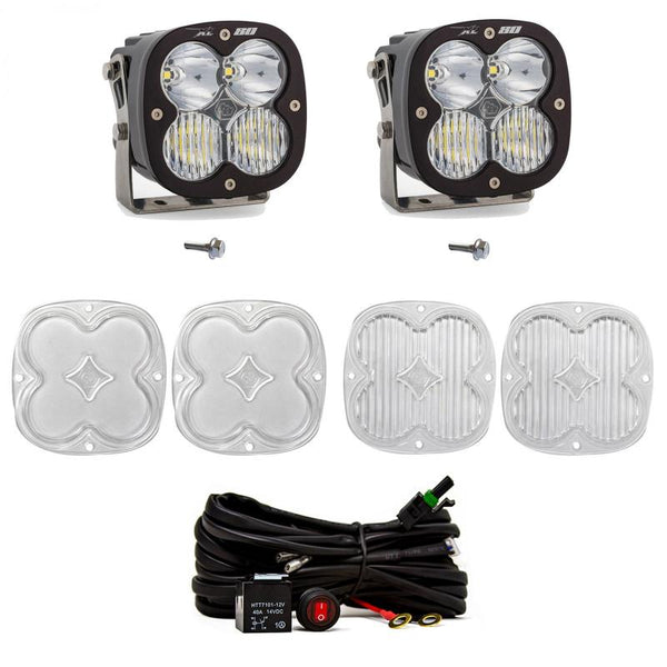 Baja Designs 2021+ Ford Bronco A Piller Light Kit XL80 D/C - Bull Strap
