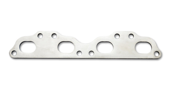 Vibrant Mild Steel Exhaust Manifold Flange for Nissan SR20 motor 1/2in Thick - Bull Strap
