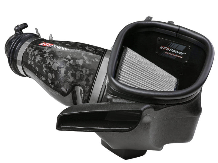 aFe 2021 Dodge Durango SRT Hellcat Track Series Carbon Fiber Cold Air Intake System w/ Pro DRY S - Bull Strap