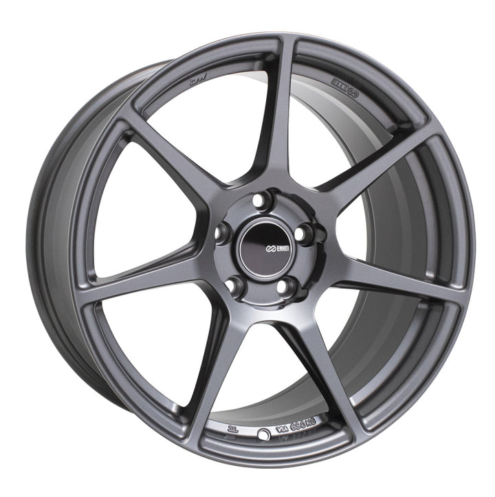 Enkei TFR 18x9.5 5x114.3 38mm Offset 72.6 Bore Diameter Matte Gunmetal Wheel - Bull Strap