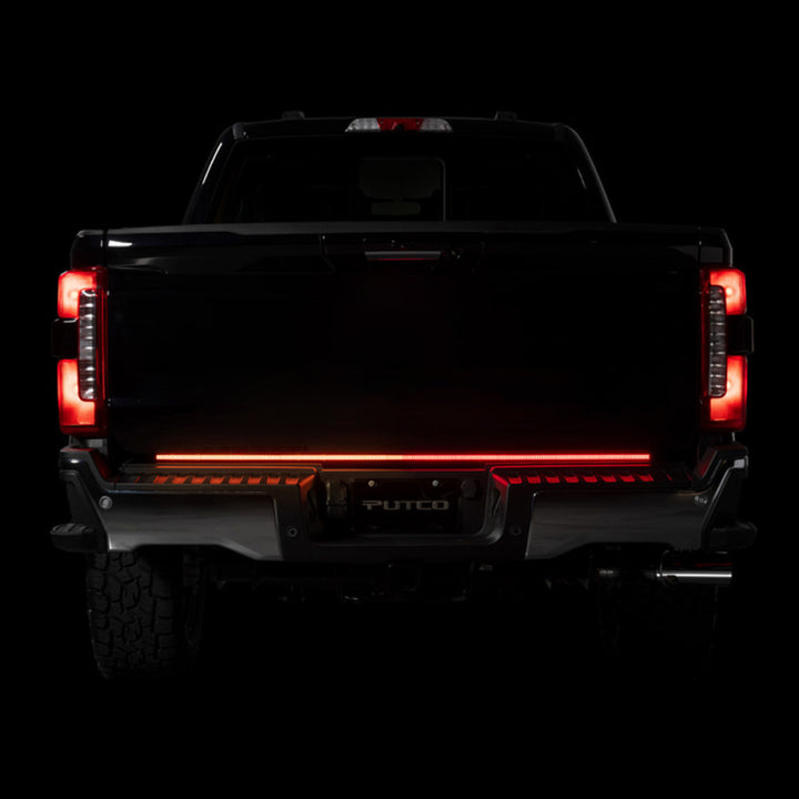 Putco 23-24 Ford SuperDuty F-250/F-350/F-450 60In Freedom Tailgate Bars w/ LED Taillamps Blade - Bull Strap