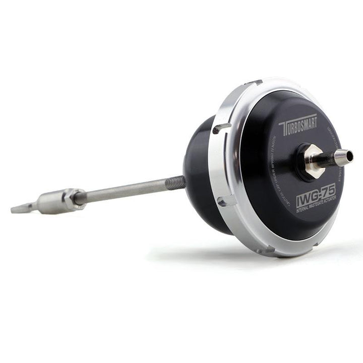 Turbosmart IWG75 2.3L EcoBoost Ford Mustang 12 PSI Black Internal Wastegate Actuator - Bull Strap