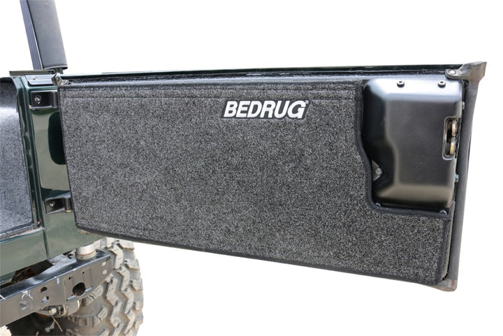 BedRug 87-95 Jeep YJ Rear Kit 4pc Cargo Kit (Incl Tailgate & Cargo Liner) - Bull Strap